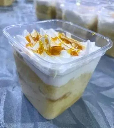 Postre individual tipo parfait